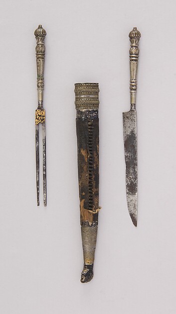 Knife and Fork with Sheath by an unrecorded maker, The Metropolitan Museum of Art