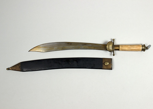 Hunting Knife with Sheath by an unrecorded maker, The Metropolitan Museum of Art