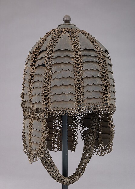 Helmet of Mail and Plate by an unrecorded maker, The Metropolitan Museum of Art