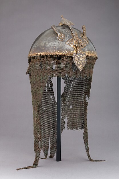 Helmet, Cuirass, and Pair of Arm Defenses