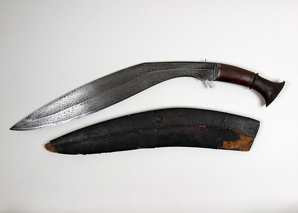 Knife (Kukri) with Sheath by an unrecorded maker, The Metropolitan Museum of Art