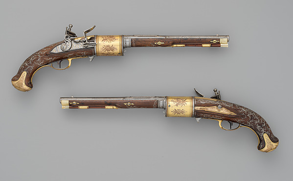 Pair of Flintlock Revolvers by Tula Arms Factory, The Metropolitan Museum of Art