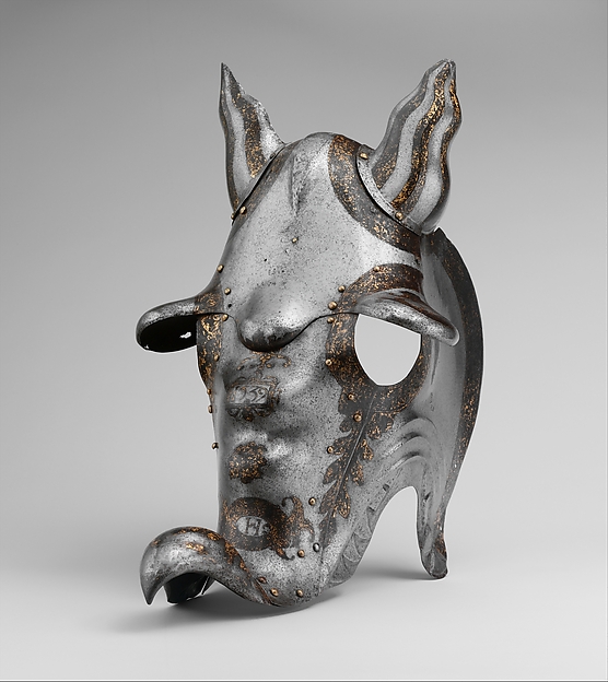 Shaffron (Horse's Head Defense) of Henry II of France, When Dauphin by Romain des Ursins, The Metropolitan Museum of Art