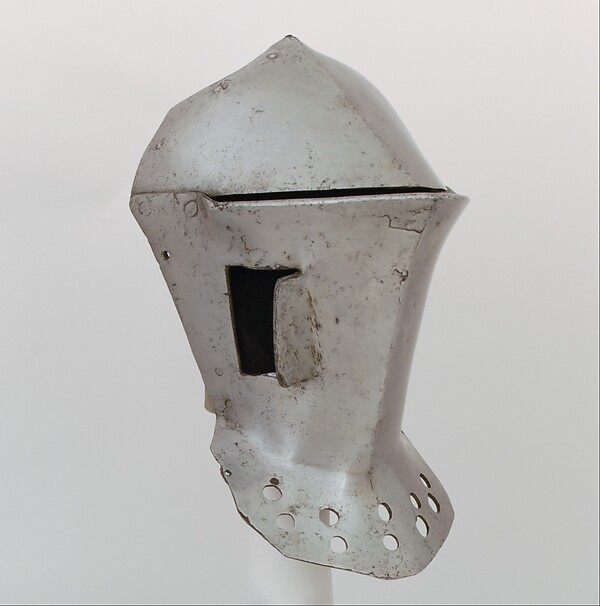 Front Half of a Tournament Helm