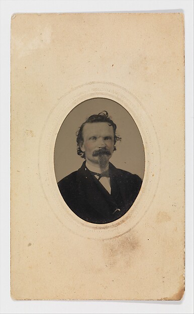 Tintype Photograph of Gustave Young (1827–1895)