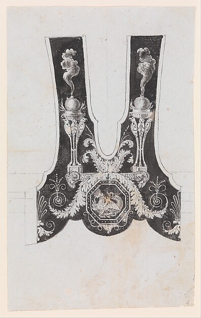 Design for the Decoration of the Surround of the Barrel Tang of a Firearm