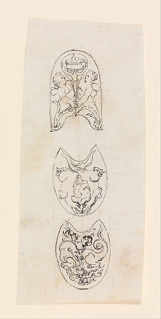 Designs for the Decoration of the Frizzen and Jaws of the Cock of a Firearm
