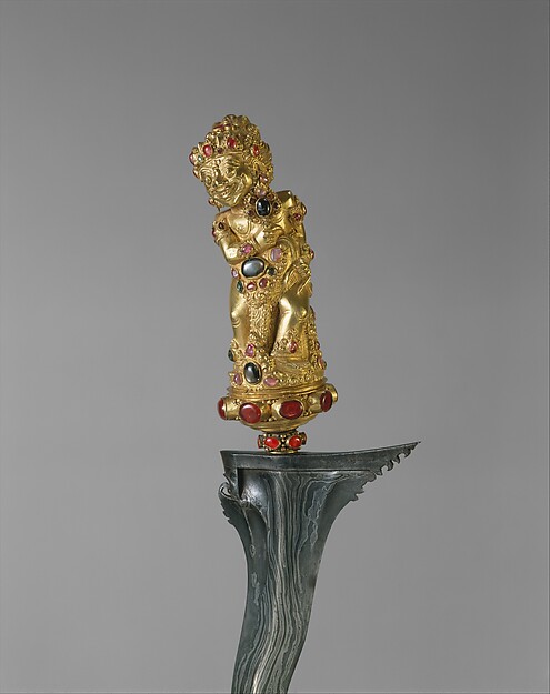 Kris with Sheath, the hilt representing Batara Bayu by an unrecorded maker, The Metropolitan Museum of Art