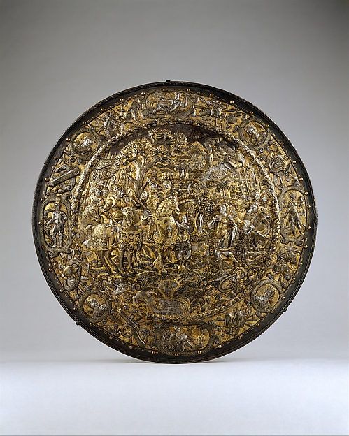 Round Shield with the Surrender of the Elector of Saxony at Mühlberg