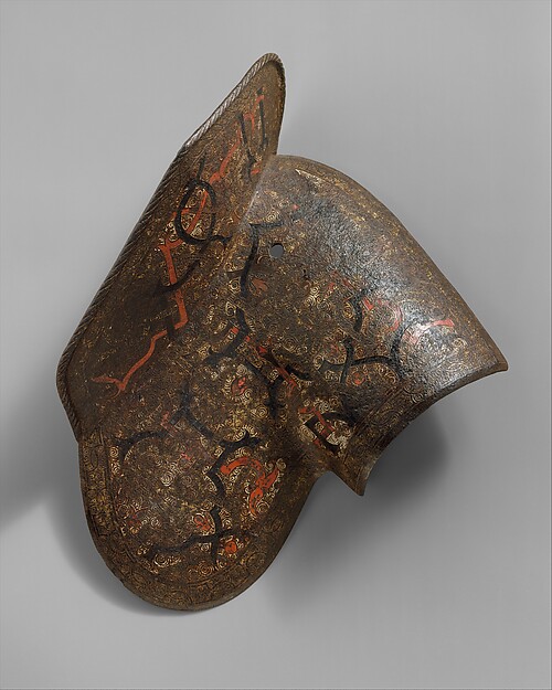 Left Pauldron (Shoulder Defense) Belonging to an Armor for Field and Tournament Made for Duke Nikolaus "The Black" Radziwill (1515–1565), Duke of Nesvizh and Olyka, Prince of the Empire, Grand Chancellor and Marshal of Lithuania