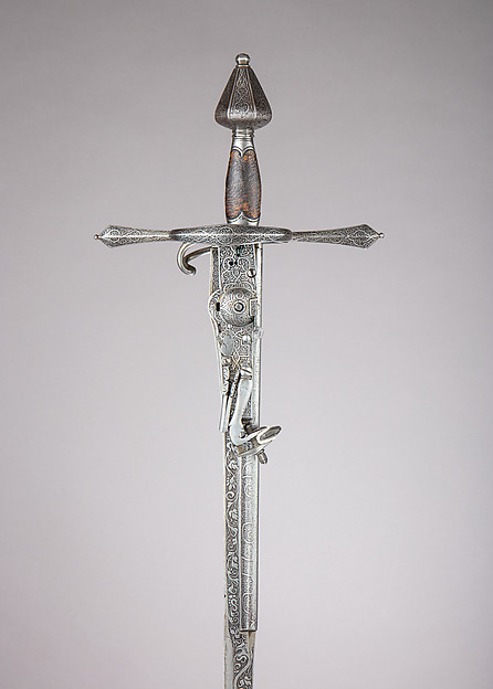 Combination Sword and Wheellock Pistol by an unrecorded maker, The Metropolitan Museum of Art
