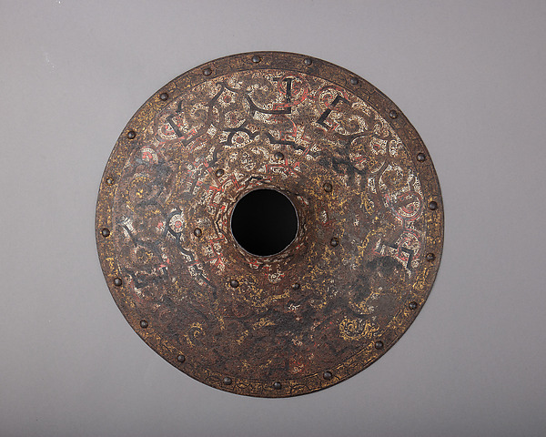 Vamplate Belonging to an Armor for Field and Tournament Made for Duke Nikolaus "The Black" Radziwill (1515–1565), Duke of Nesvizh and Olyka, Prince of the Empire, Grand Chancellor and Marshal of Lithuania