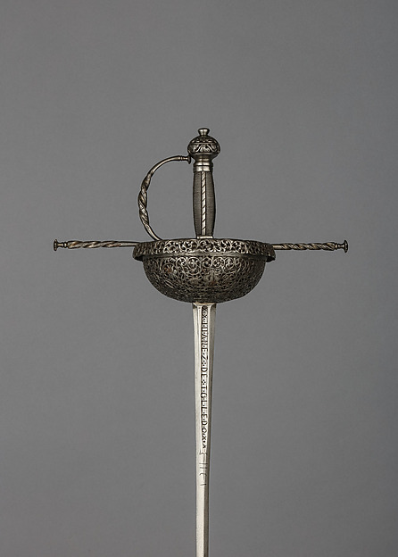 Cup-Hilted Rapier by an unrecorded maker, The Metropolitan Museum of Art