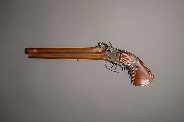 Tripple Barrel Percussion Pistol