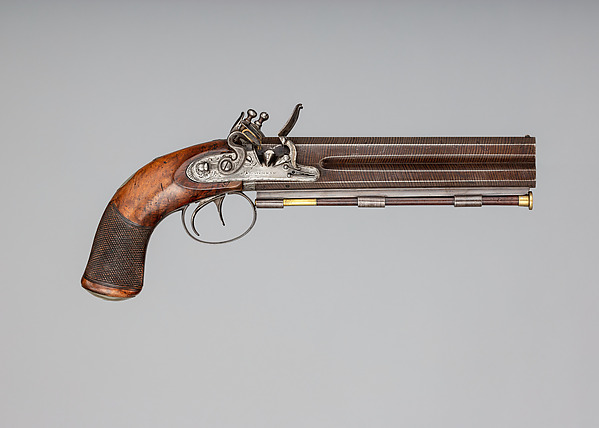 Over-and-Under Flintlock Pistol by George Sturman, The Metropolitan Museum of Art