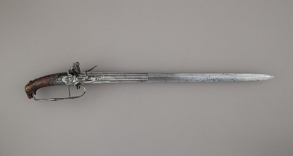 Combination Flintlock Pistol and Sword