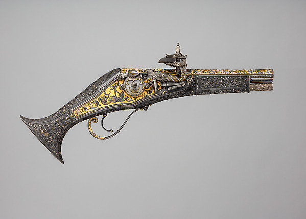 Emanuel Sadeler, Wheellock Pistol Made for Maximilian I of Bavaria (1573–1651)