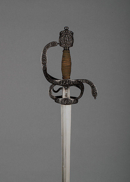 M. I. F., Rapier of Ambrogio Spinola (1569–1630) with Scabbard Chape