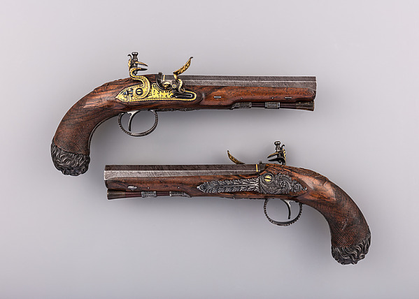 Pair of Flintlock Pistols by John Manton & Son, The Metropolitan Museum of Art