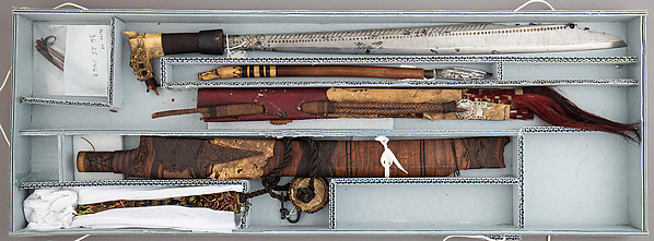 Sword (Mandau) with Scabbard and Small Knife by an unrecorded maker, The Metropolitan Museum of Art