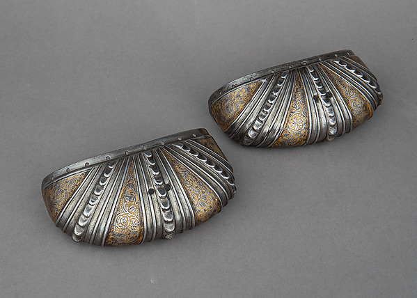 Toe Caps for a Pair of Foot Defenses (Sabatons)