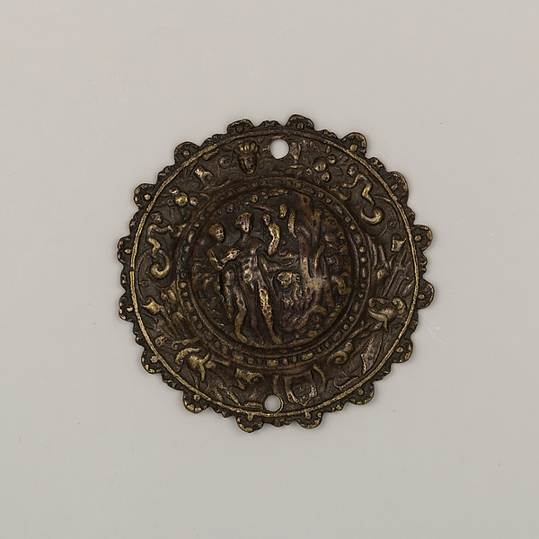 Bit Boss with Adam and Eve by an unrecorded maker, The Metropolitan Museum of Art