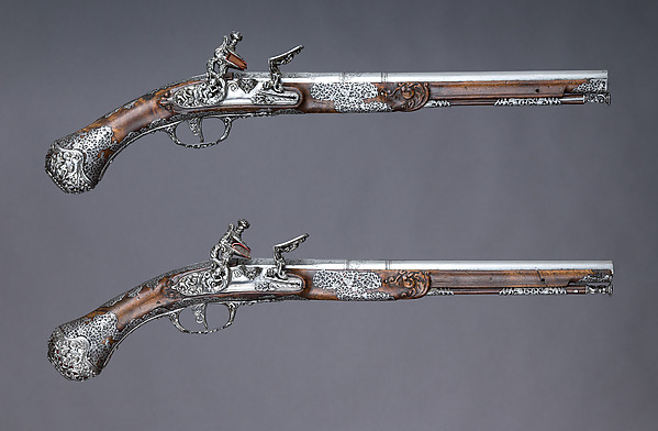 Pair of Flintlock Pistols by Giovan Battista Francino, The Metropolitan Museum of Art