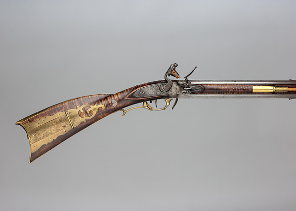 Flintlock Swivel-Breech Longrifle by David Boyer, The Metropolitan Museum of Art