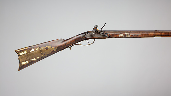 Flintlock Longrifle by Samuel Baum Sr., The Metropolitan Museum of Art