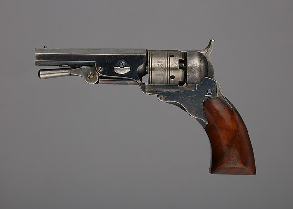 Colt Paterson Pocket Percussion Revolver, Fourth Ehlers Model, serial no. 152, with Case and Accessories