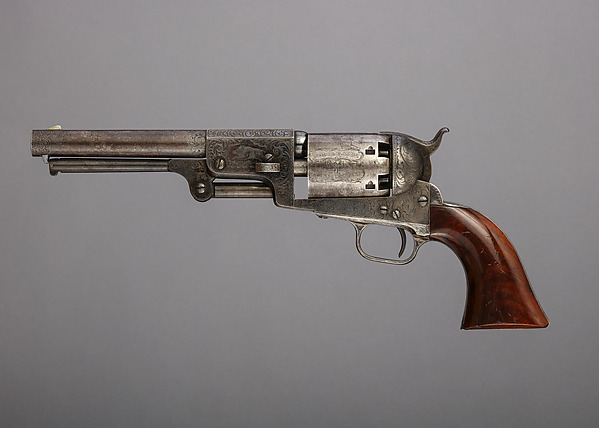 Colt Dragoon Percussion Revolver, Third Model, serial no. 12403 by Samuel Colt, The Metropolitan Museum of Art