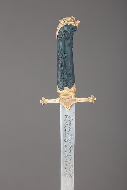 Saber of Archduke Carl Joseph of Austria (1745–1761) as a Boy by an unrecorded maker, The Metropolitan Museum of Art