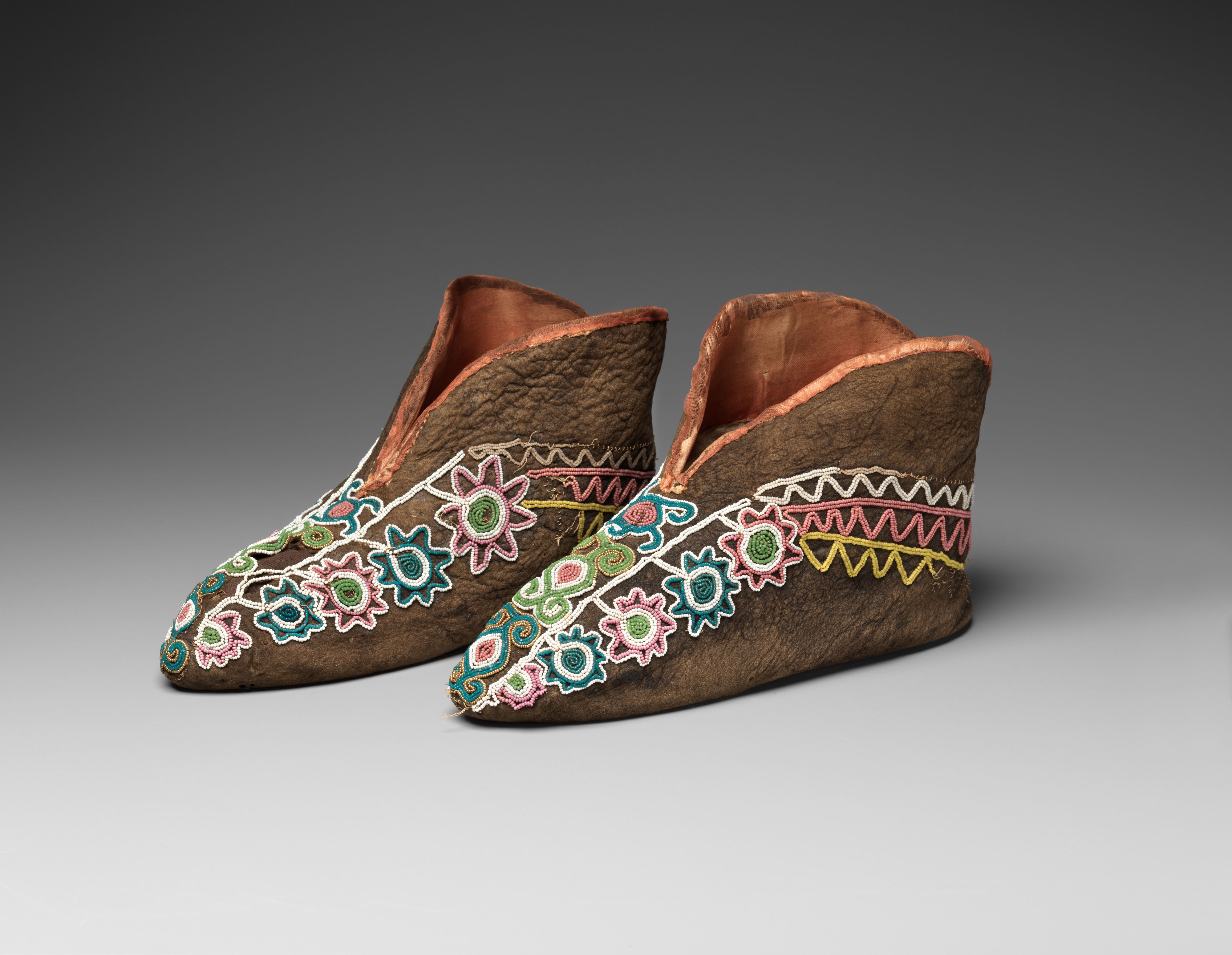 Moccasins | Muscogee\/ Creek, Native American | The Met