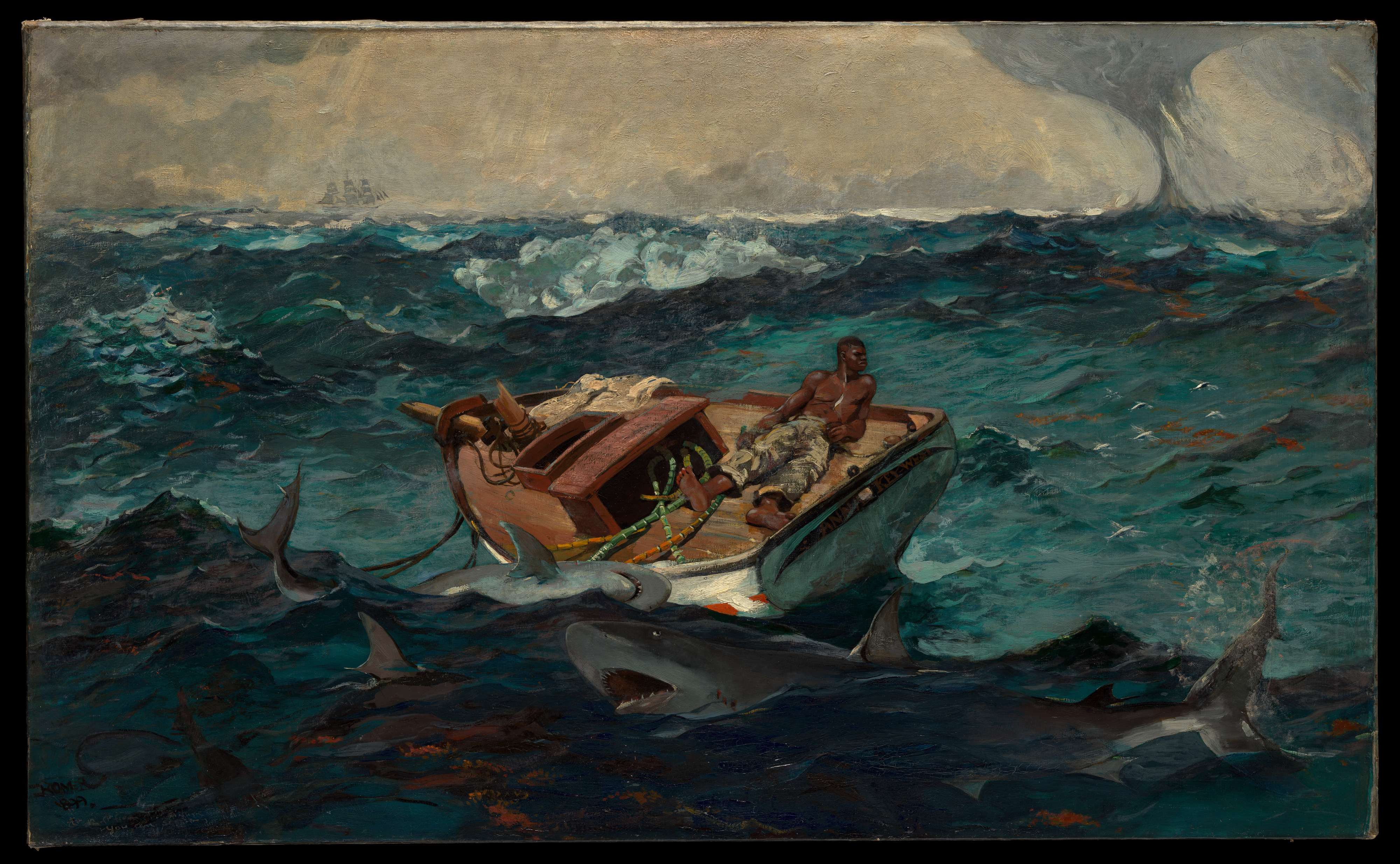 Der Golfstrom - Winslow Homer - Vergleichsbild