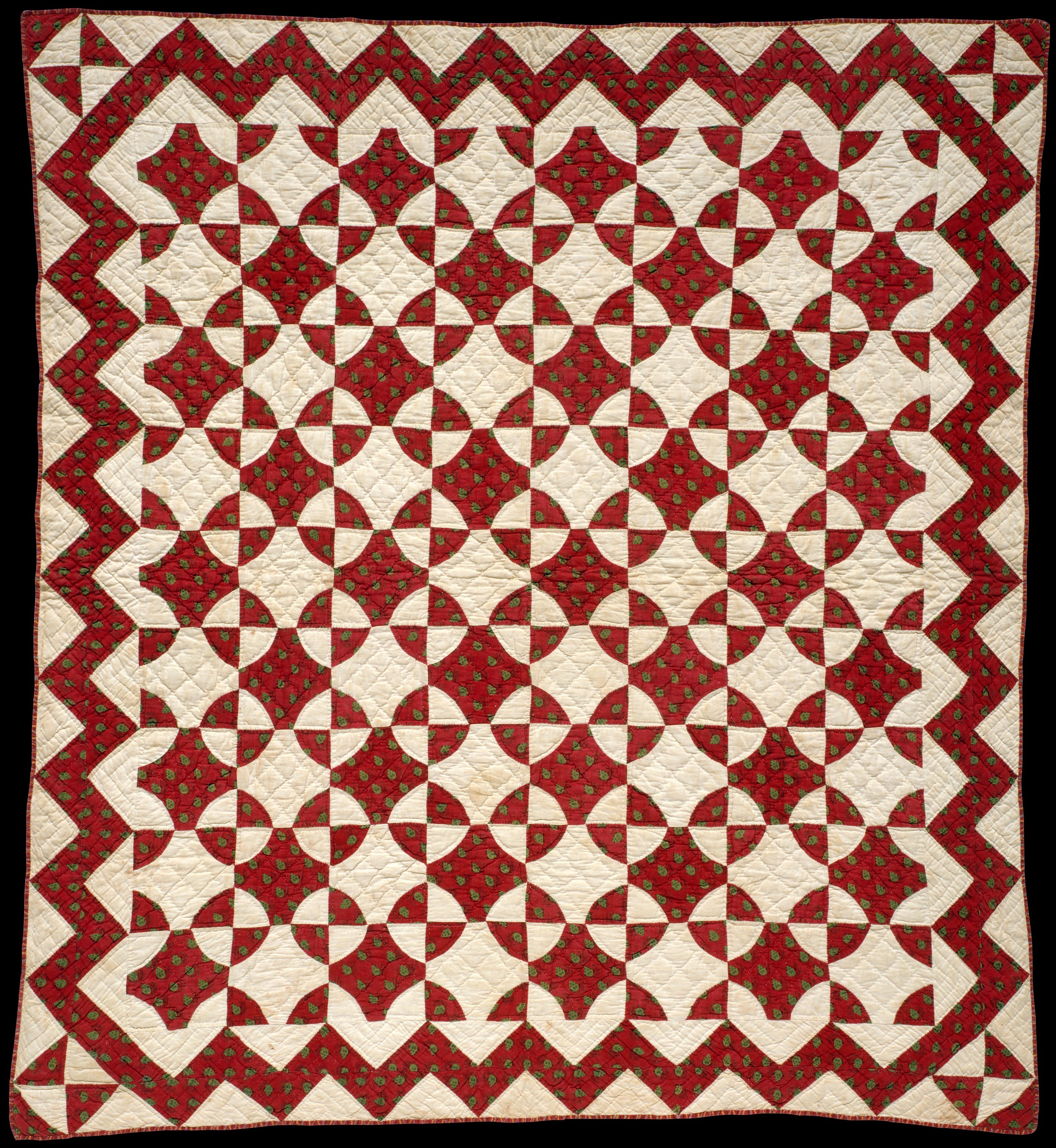 Crib Quilt Mill Wheel Pattern American The Metropolitan Museum Of Art