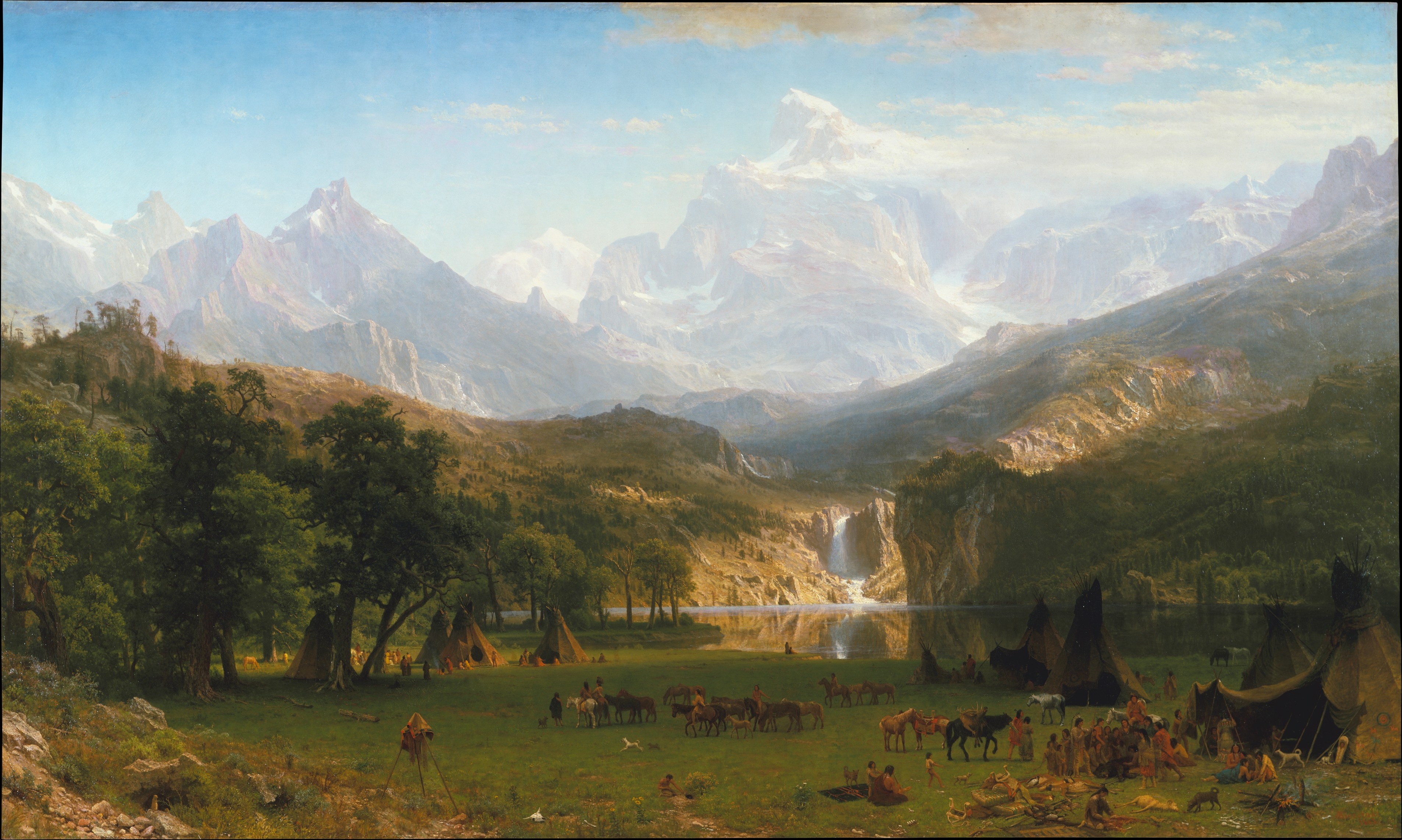 Albert Bierstadt | The Rocky Mountains, Lander's Peak | American | The ...