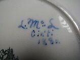 Plate, M. Louise McLaughlin (American, Cincinnati, Ohio 1847–1939 Cincinnati, Ohio), Ironstone, American