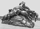The Mares of Diomedes, John G. de la Mothe Borglum  American, Bronze, American
