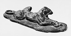 Snarling Jaguar, Arthur Putnam (American, Waveland, Mississippi 1873–1930 Ville d&#39;Avray), Bronze, American