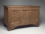 Chest, Possibly William Searle (died 1667), White oak, red oak, American