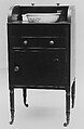 Basin Stand, Duncan Phyfe  American, born Scotland, Mahogany, white pine, tulip poplar, American
