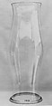 Candle Shade, Free-blown glass, American