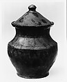 Tobacco Jar, Earthenware, American
