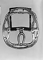 Shoe Buckle, Silver plate on brass, American