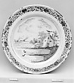 Dish, Tin-glazed earthenware, Dutch