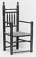Turned Armchair, Maple, American