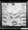 Embroidered Picture, Keturah Rawlins, Linen embroidered with wool and silk, American