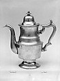 Teapot, George Richardson American, Pewter, American