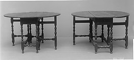 Drop-leaf Table, Maple, pine, American