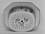 Platter with Drainer, Porcelain